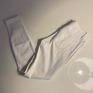 Hollister white jeggings
